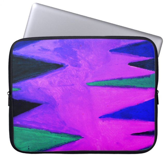 Funda Para Portátil Bosque en la noche (Frente)