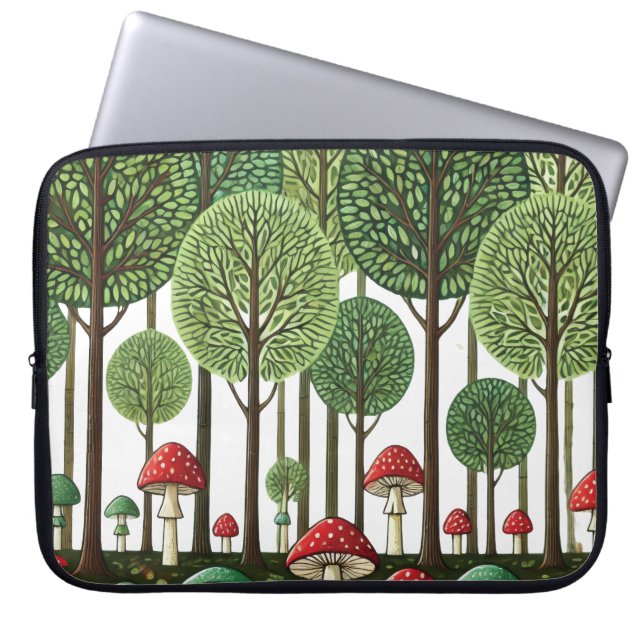 Funda Para Portátil Bosque Encantado (Frente)