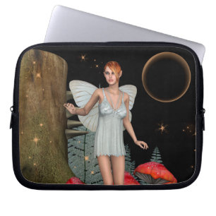 Funda Para Portátil Bosque Encantado Hada Setas Arte Fantasía