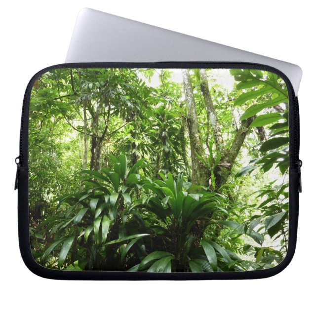 Funda Para Portátil Bosque lluvioso dominicano I Naturaleza tropical v (Frente)