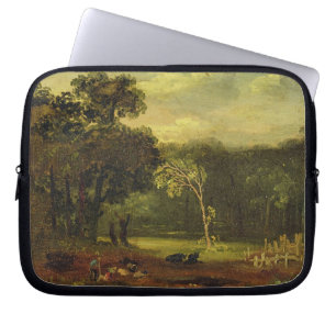 Funda Para Portátil Bosquejo de la naturaleza en el parque de Sion,