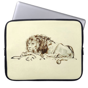 Funda Para Portátil Bosquejo de la tinta de Rembrandt del vintage de