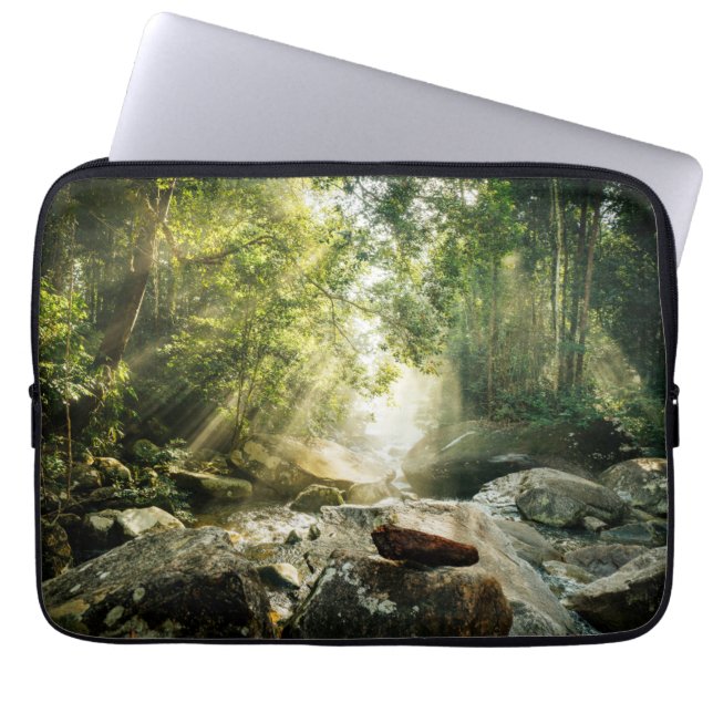 Funda Para Portátil Bosques | Selva tropical de selva (Frente)
