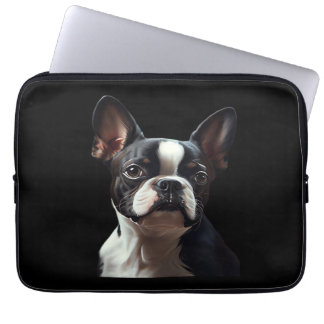 Funda Para Portátil Boston Terrier - Oil Paint Classic T-Shirt