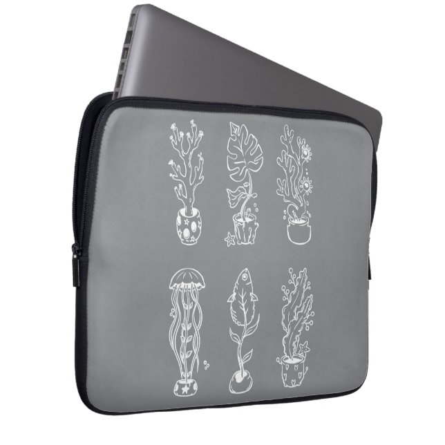 Funda Para Portátil Botánico extravagante (Anverso derecho)