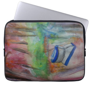 Funda Para Portátil Bote Romántico Watercolor Portátil Sleeve de 13"