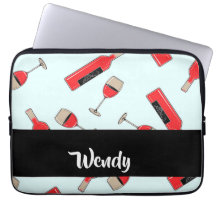 Botellas de vino rojo y patrón de gafas