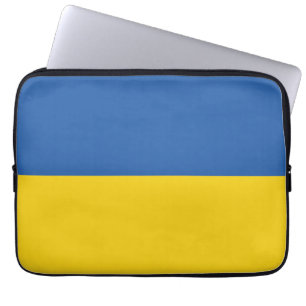 Funda Para Portátil Botón Bandera de Ucrania