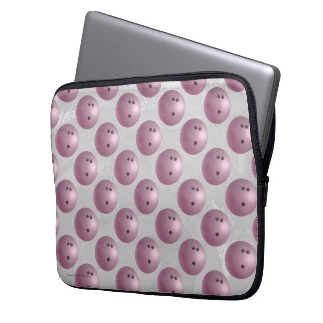 Funda Para Portátil Bowling Ball Pink (Anverso izquierdo)