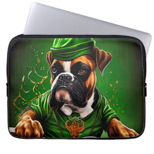 Funda Para Portátil Boxer Dog Driving Bike St.