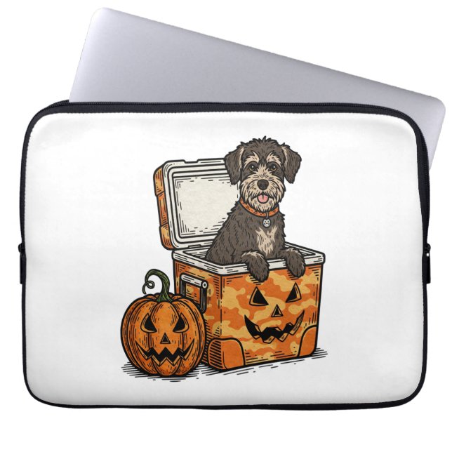 Funda Para Portátil Boykin Spaniel Halloween (Frente)