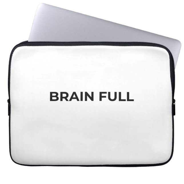 Funda Para Portátil Brain Full Minimalist Professional Laptop Sleeve (Frente)