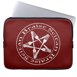 Funda Para Portátil Braise Seitan Vegan Pentagram (versión ligera)