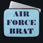 Funda Para Portátil Brat de la Fuerza Aérea de la Manga de la Laptop<br><div class="desc">Brat de la Fuerza Aérea de la Manga de la Laptop</div>