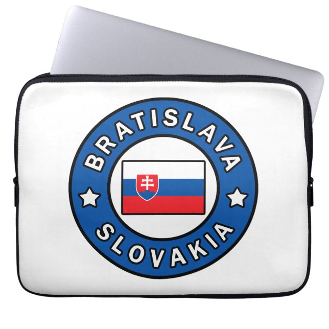 Funda Para Portátil Bratislava Eslovaquia (Frente)