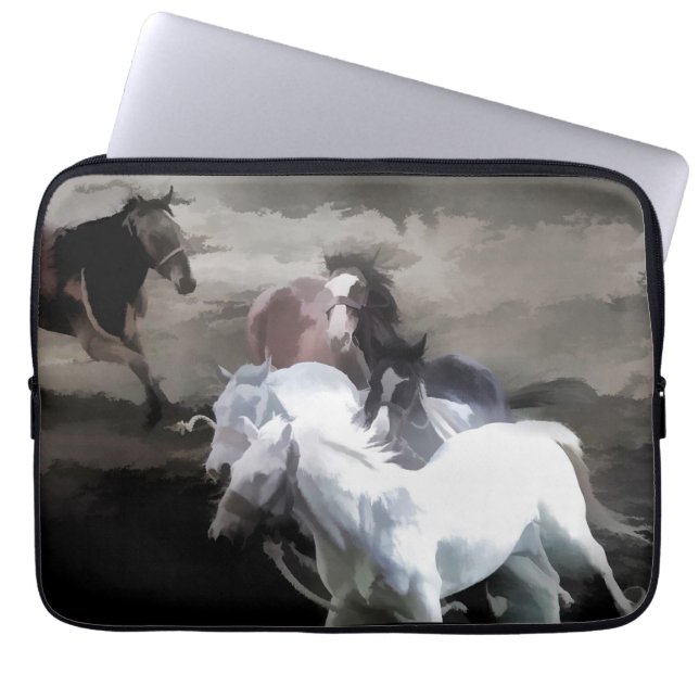 Funda Para Portátil Breaking Free - Caballos salvajes (Frente)