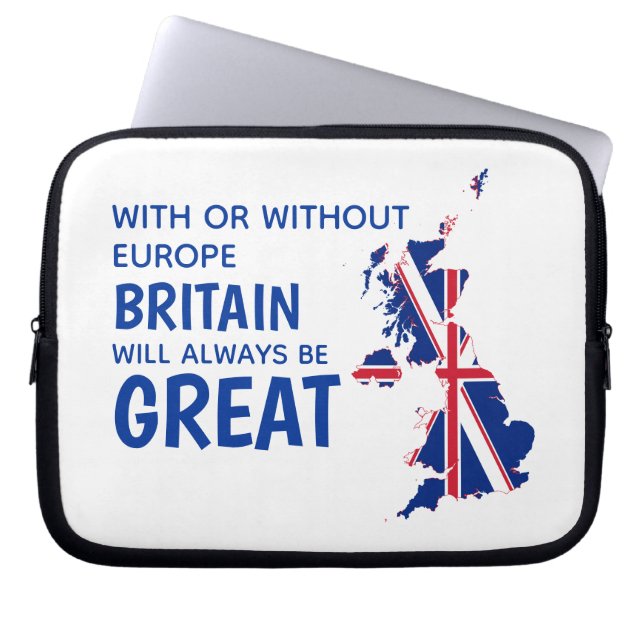 Funda Para Portátil BREXIT Gran Bretaña Europa (Frente)