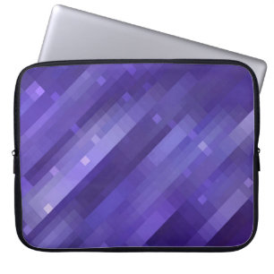 Funda Para Portátil Bright abstract mosaic violet background with glos