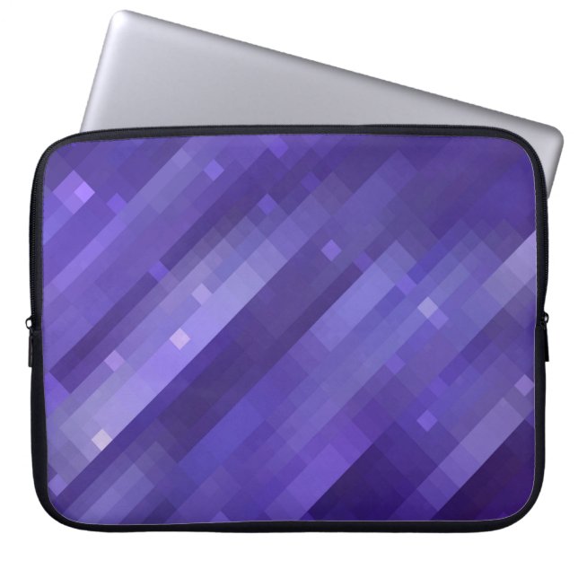 Funda Para Portátil Bright abstract mosaic violet background with glos (Frente)