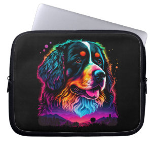 Funda Para Portátil Brillante y bello perro de montaña de Berna