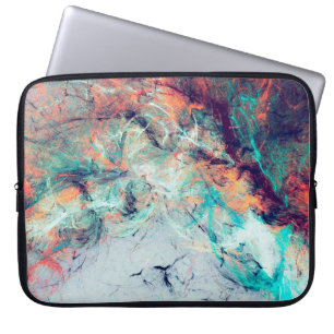 Funda Para Portátil Brillantes salpicaduras artísticas. Pintura abstra