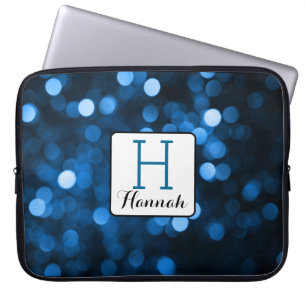 Funda Para Portátil Brillo Azul - Personaliza el Tuyo