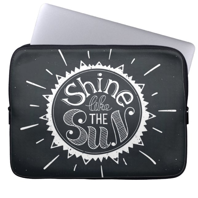 Funda Para Portátil Brillo como The Sun (Frente)