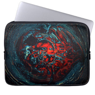 Funda Para Portátil Brillo rojo del Océano Inferno