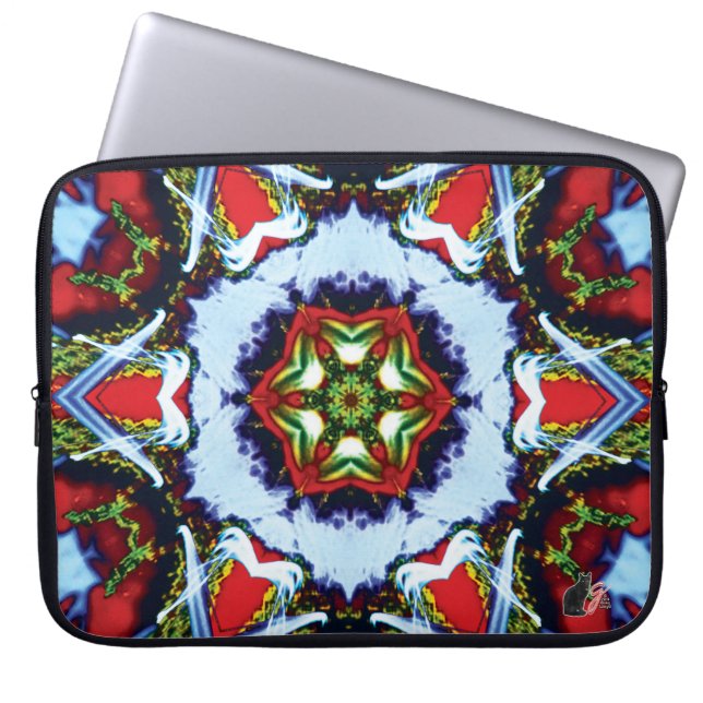 Funda Para Portátil Brindle Kaleidoscope (Frente)