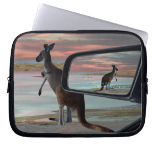 Funda Para Portátil Brisas marinas canguro Arte de ilusión,