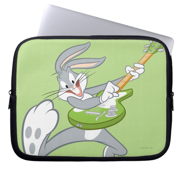 Funda Para Portátil BROGS BUNNY™ Rocking On Guitar (Frente)