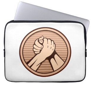 Funda Para Portátil Bronce en lucha armada