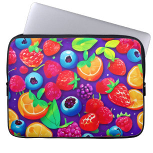 Funda Para Portátil Brote de cítricos y bayas