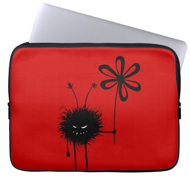 Funda Para Portátil Brote de flores Red Evil (Frente)