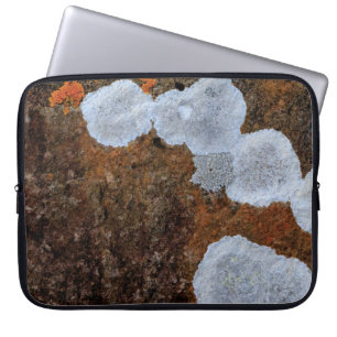 Funda Para Portátil Brown and white stone fragment
