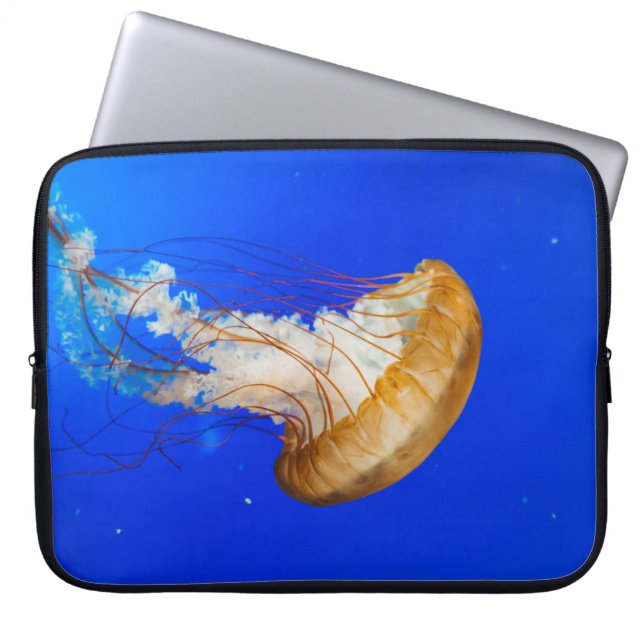 FUNDA PARA PORTÁTIL BROWN JELLYFISH (Frente)