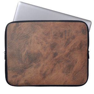 Funda Para Portátil Brown Leather Masculine Rustic Skin