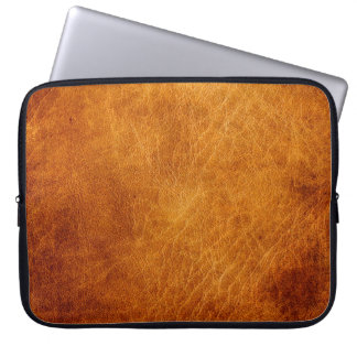 Funda Para Portátil Brown leather texture