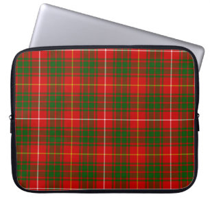Funda Para Portátil Bruce tartan red green plaid