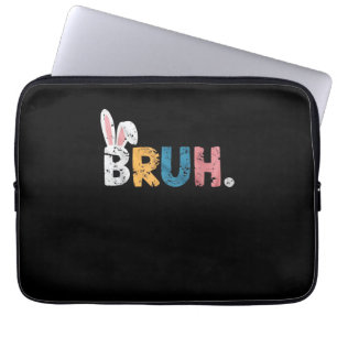 Funda Para Portátil Bruh Easter Bunny Cute Meme Para Niños _2