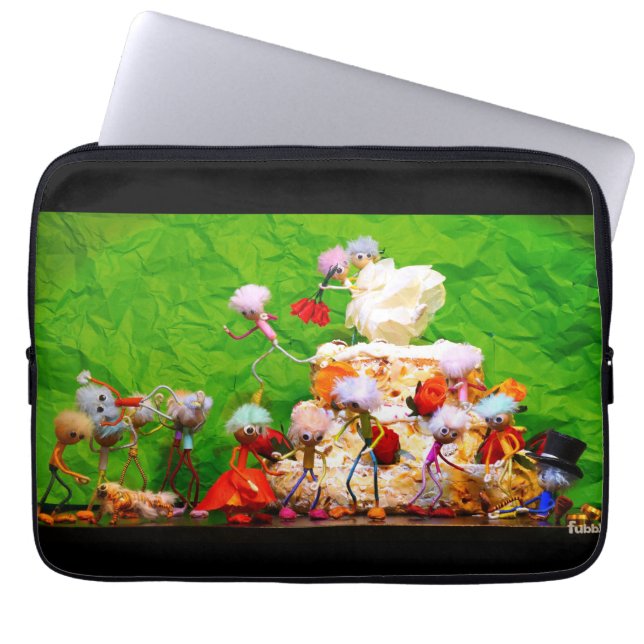 Funda Para Portátil Bruidsfeest van de Fubby's. (Frente)