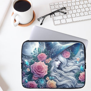 Funda Para Portátil Bruja del Sueño de la Rosa Celestial