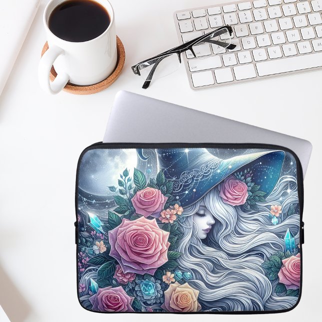 Funda Para Portátil Bruja del Sueño de la Rosa Celestial (Subido por el creador)