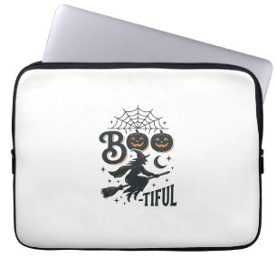 Funda Para Portátil Bruja Preciosa Diseño de Grabado Vintage de Hallow