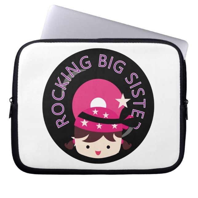 Funda Para Portátil Brunette Rocking Big Sister (Frente)