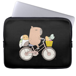 Funda Para Portátil Bubu el ciclismo de cerdo de Guinea