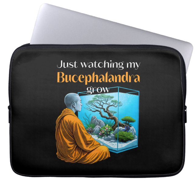 Funda Para Portátil Bucephalandra Zen – A Meditative Aquascaping (Frente)