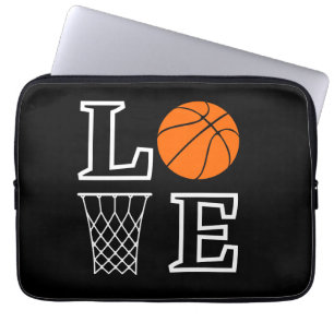 Funda Para Portátil Bucles de baloncesto, regalo del jugador de balonc