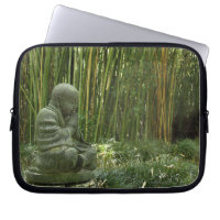 Funda para portátil Buda de Bamboo
