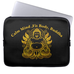 Funda Para Portátil Buda dorado pacífico